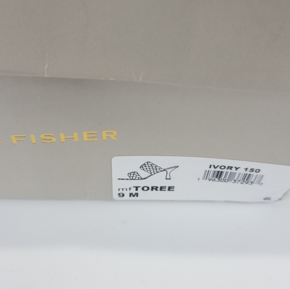 Marc Fisher Toree Heel Sandals Cream -9 - Picture 9 of 9